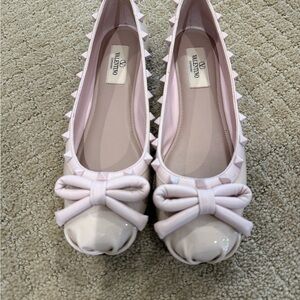 Valentino Ballerina Studded Flats